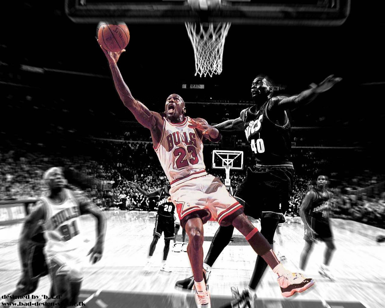 Beautiful Shot Of Michael Jordan Hd Background