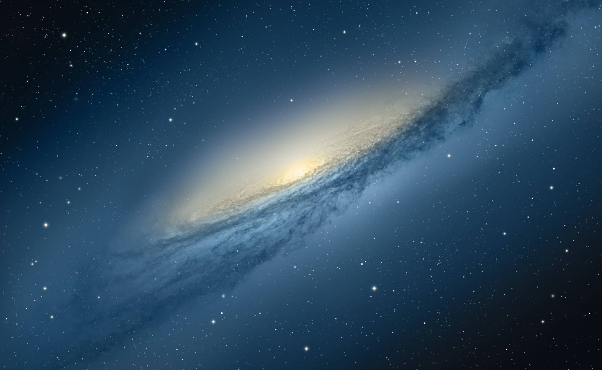 Beautiful Stars On Andromeda Galaxy Background