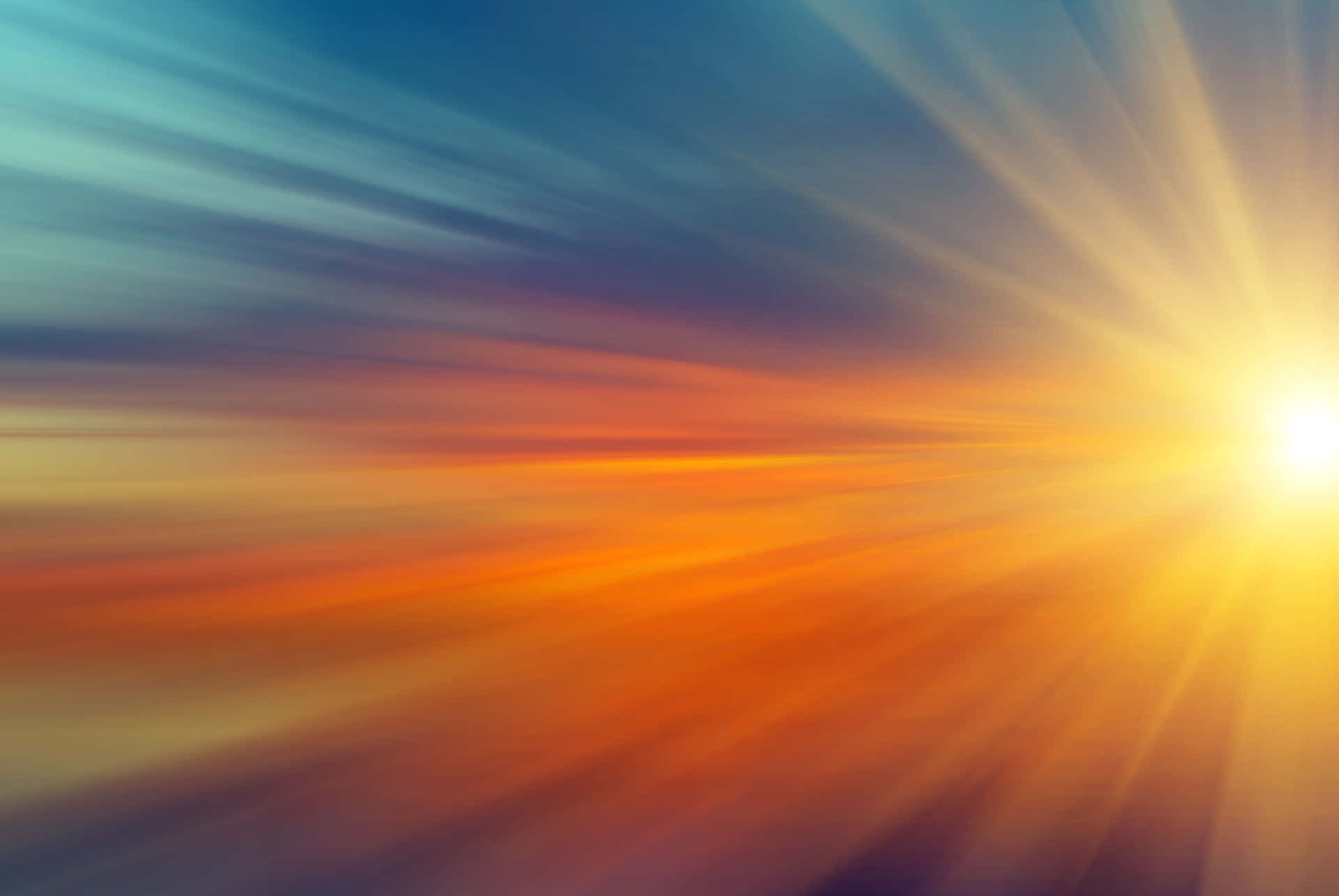 Beautiful Sun Rays Background