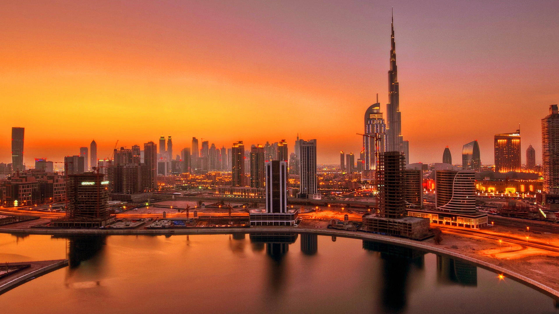 Beautiful Sunset In Dubai
