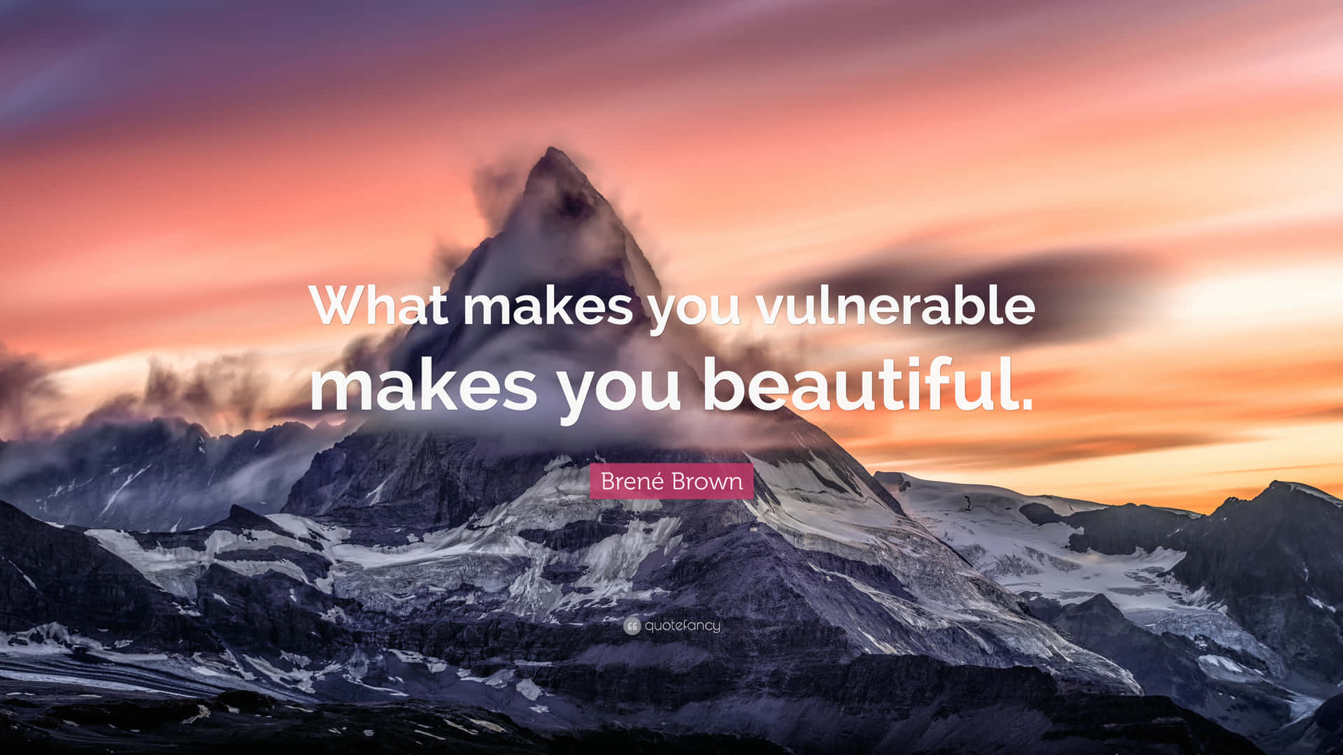 Beautiful Vulnerable Quote Background