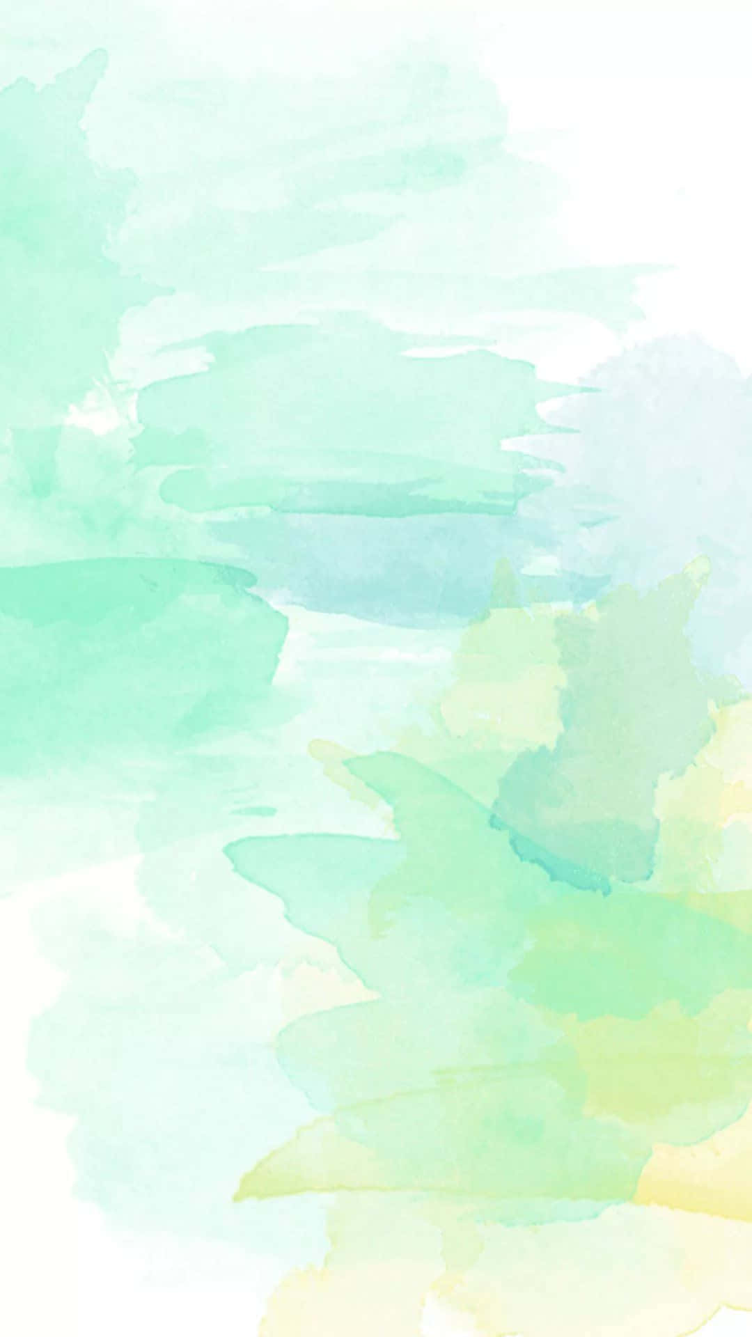 Beautiful Watercolor Painting In Iphone Background