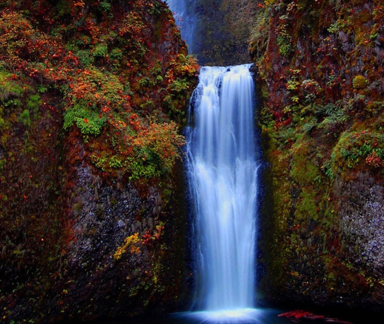 Beautiful Waterfall Of Creissels