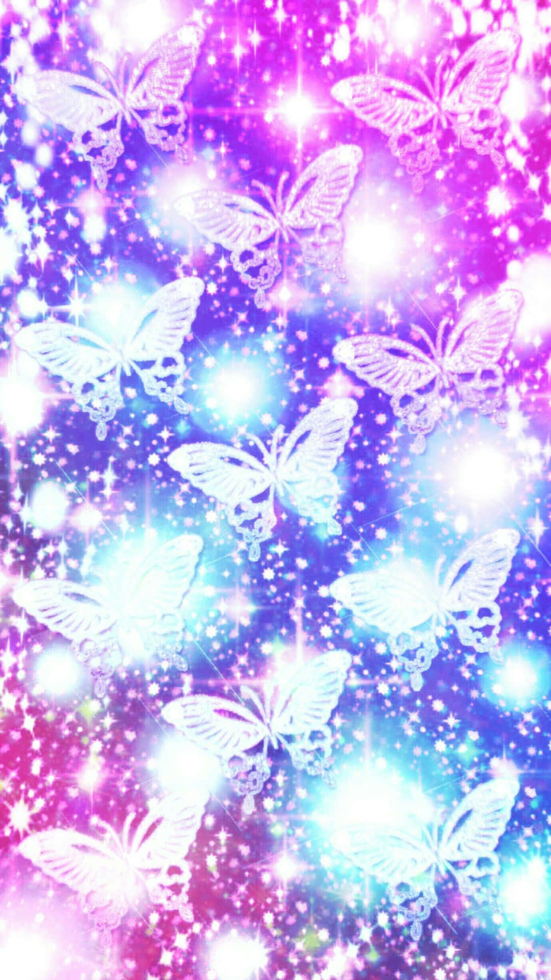 Beautify Your Home Decor With A Glistening Pink Butterfly Background