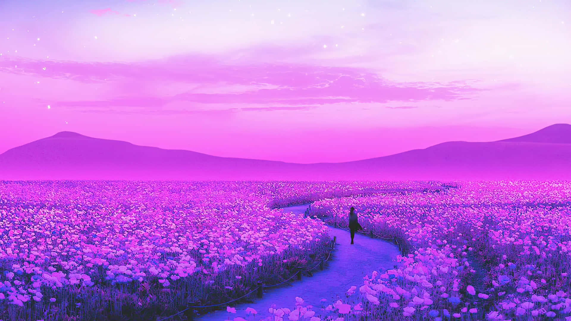 Beautify Your Workspace With An Elegant Lavender Aesthetic Laptop Background