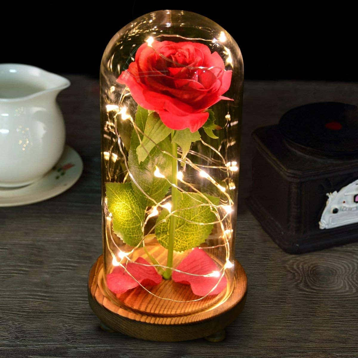 Beauty And The Beast Rose Lit