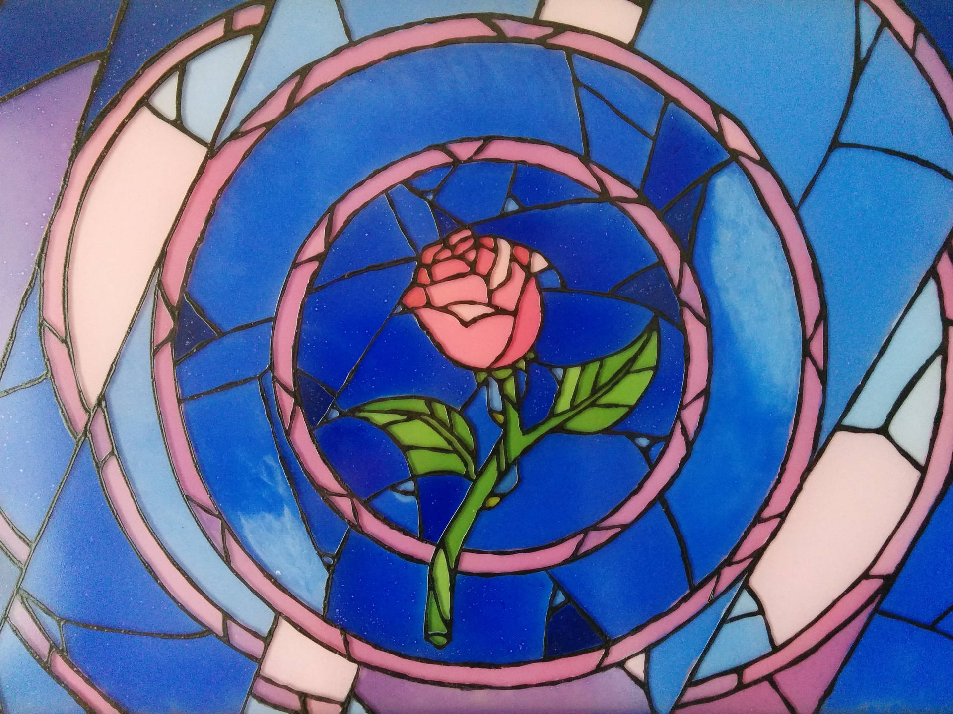 Beauty And The Beast Rose Tiles