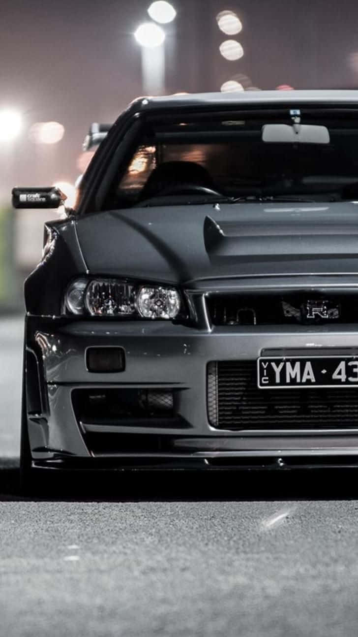 Beauty On Wheels - Nissan Skyline Iphone