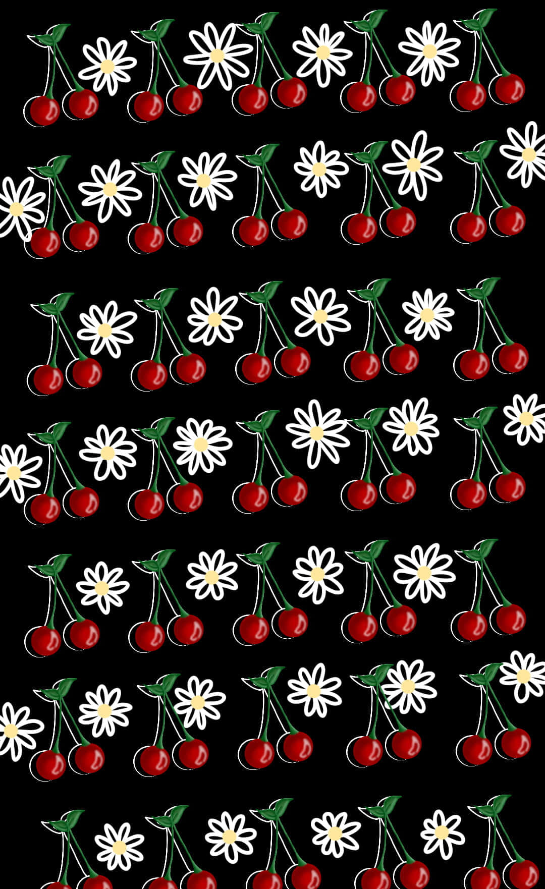 Beauty With A Cherrie Background