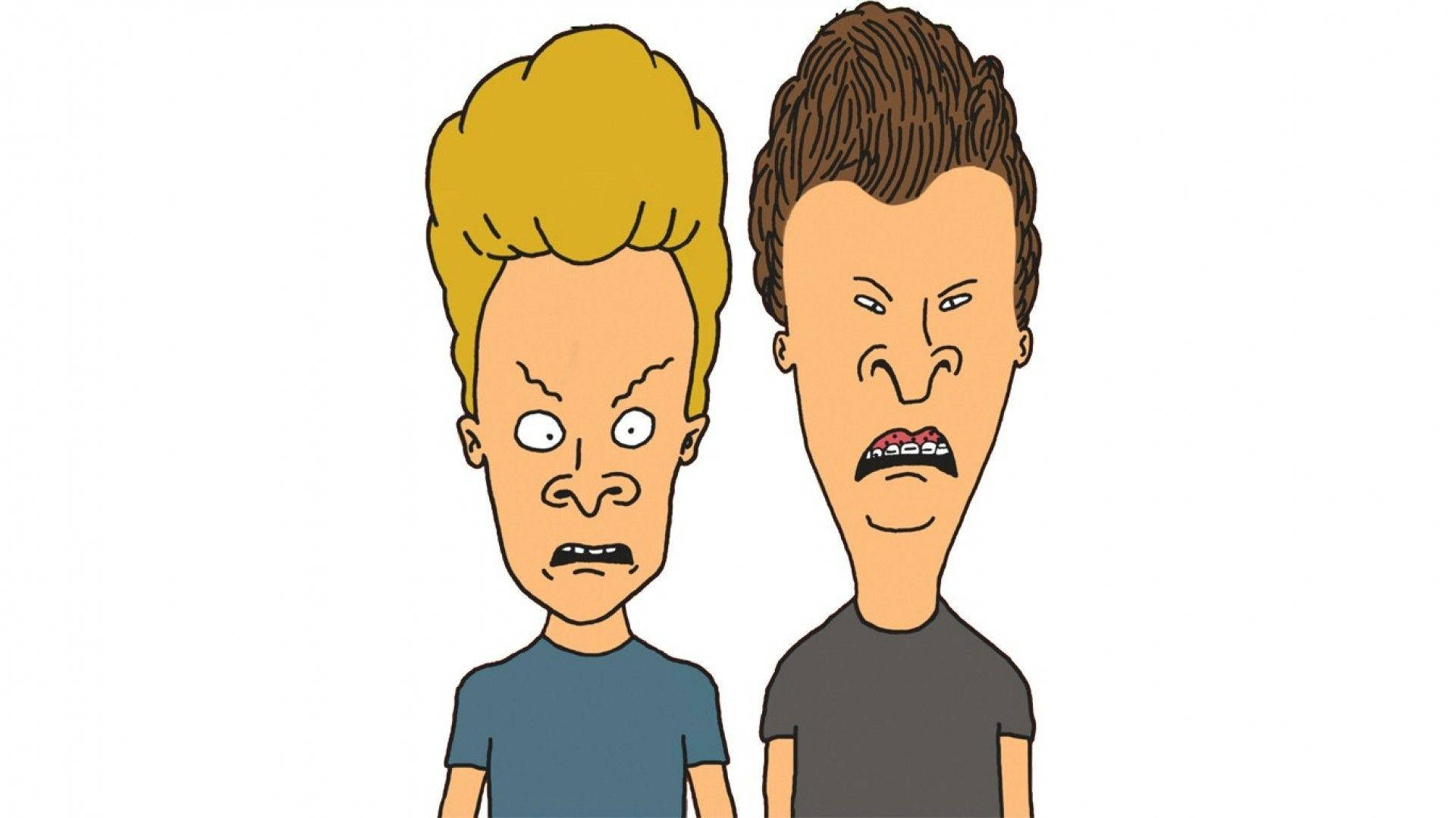 Beavis And Butt Head Funny Faces Background