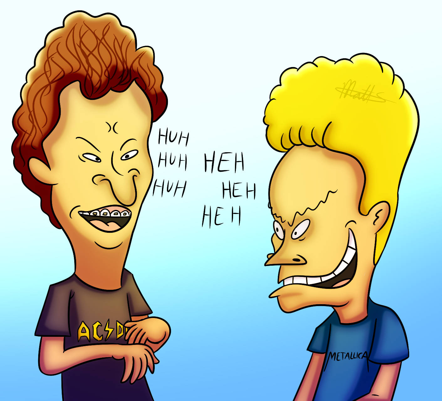 Beavis And Butt Head Laughter Background