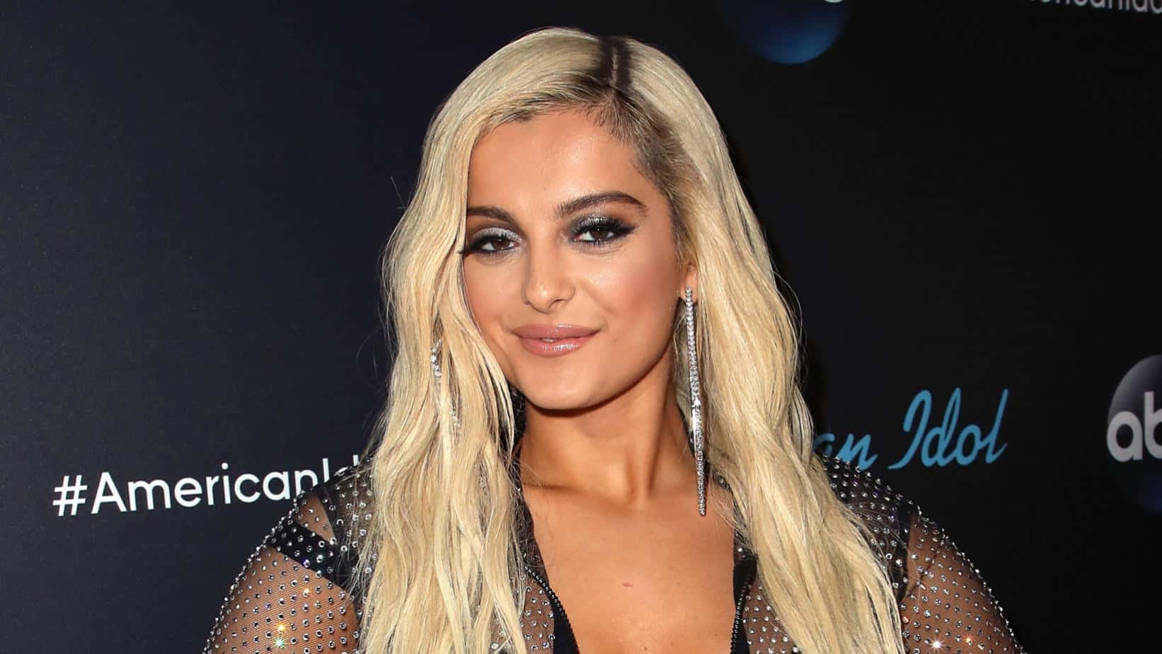 Bebe Rexha Stunning Onstage Performance Background