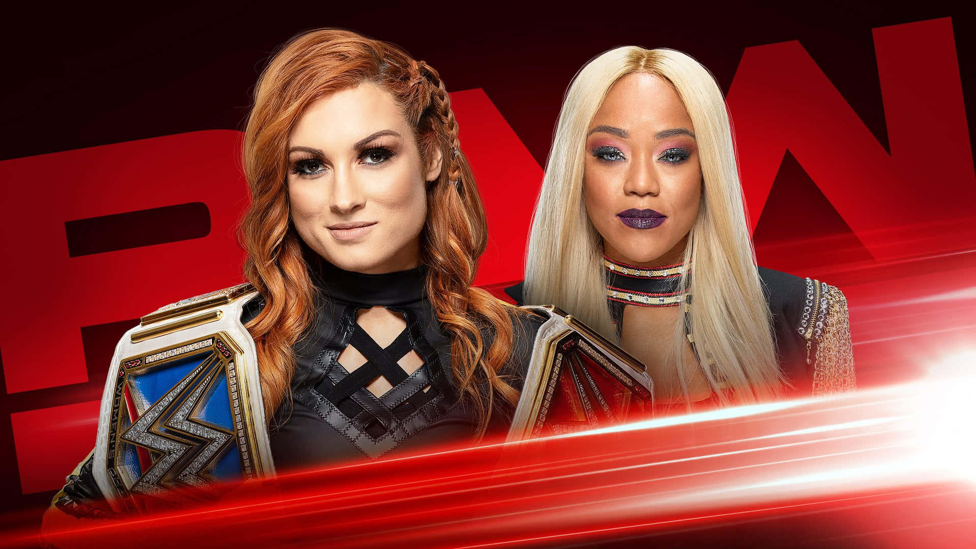 Becky Lynch Vs Alicia Fox Background