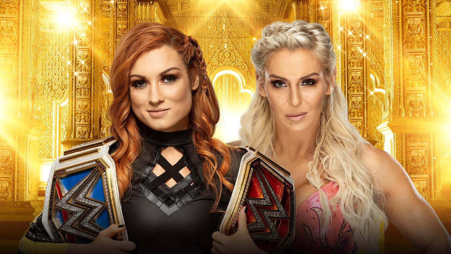 Becky Lynch Vs Charlotte Flair Background