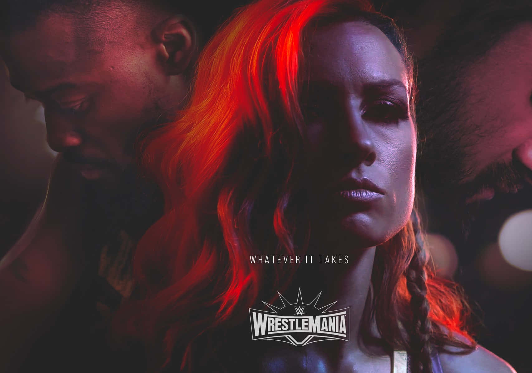 Becky Lynch Wwe Wrestlemania Poster Background