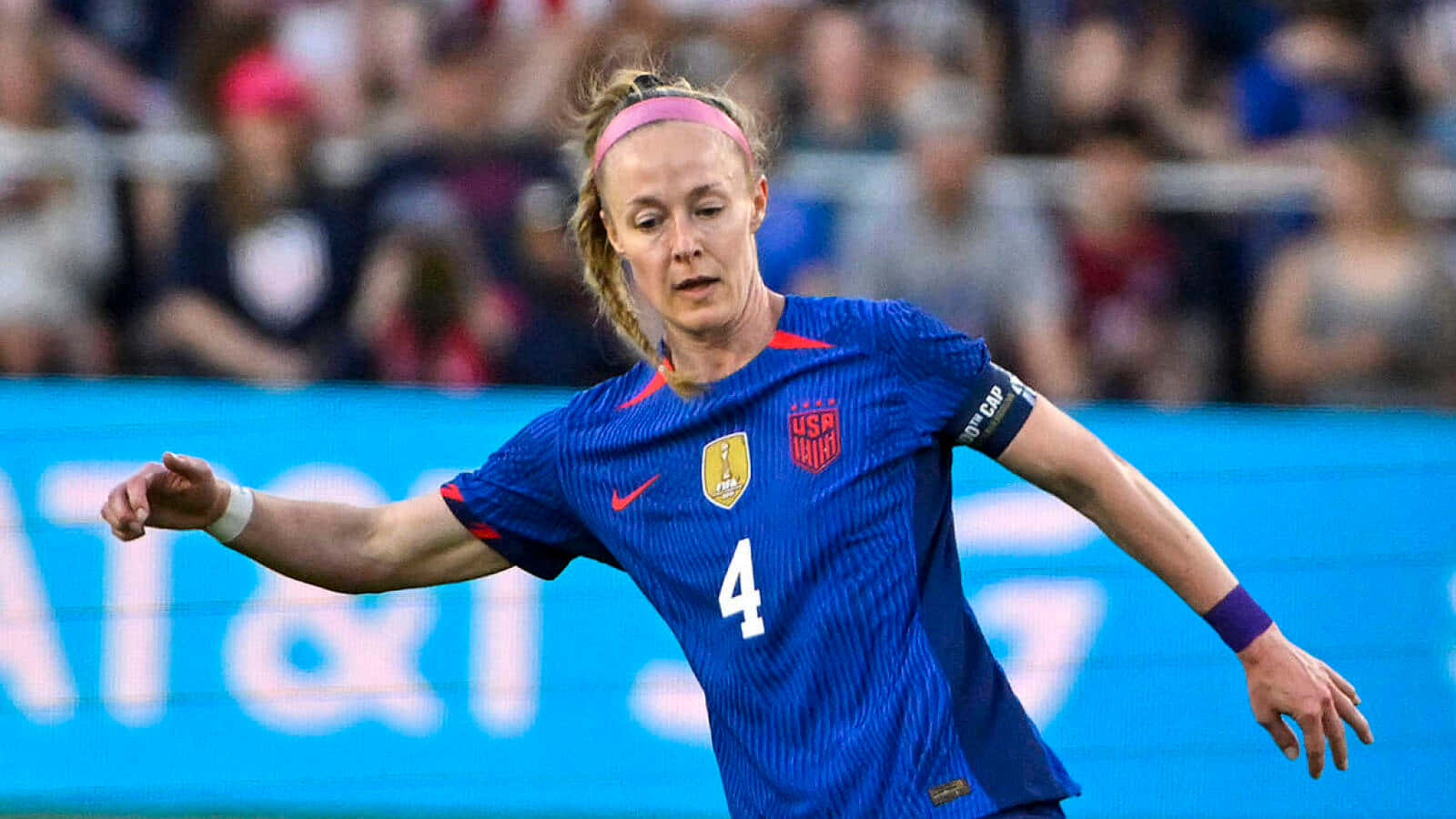 Becky Sauerbrunn U S A Soccer Action