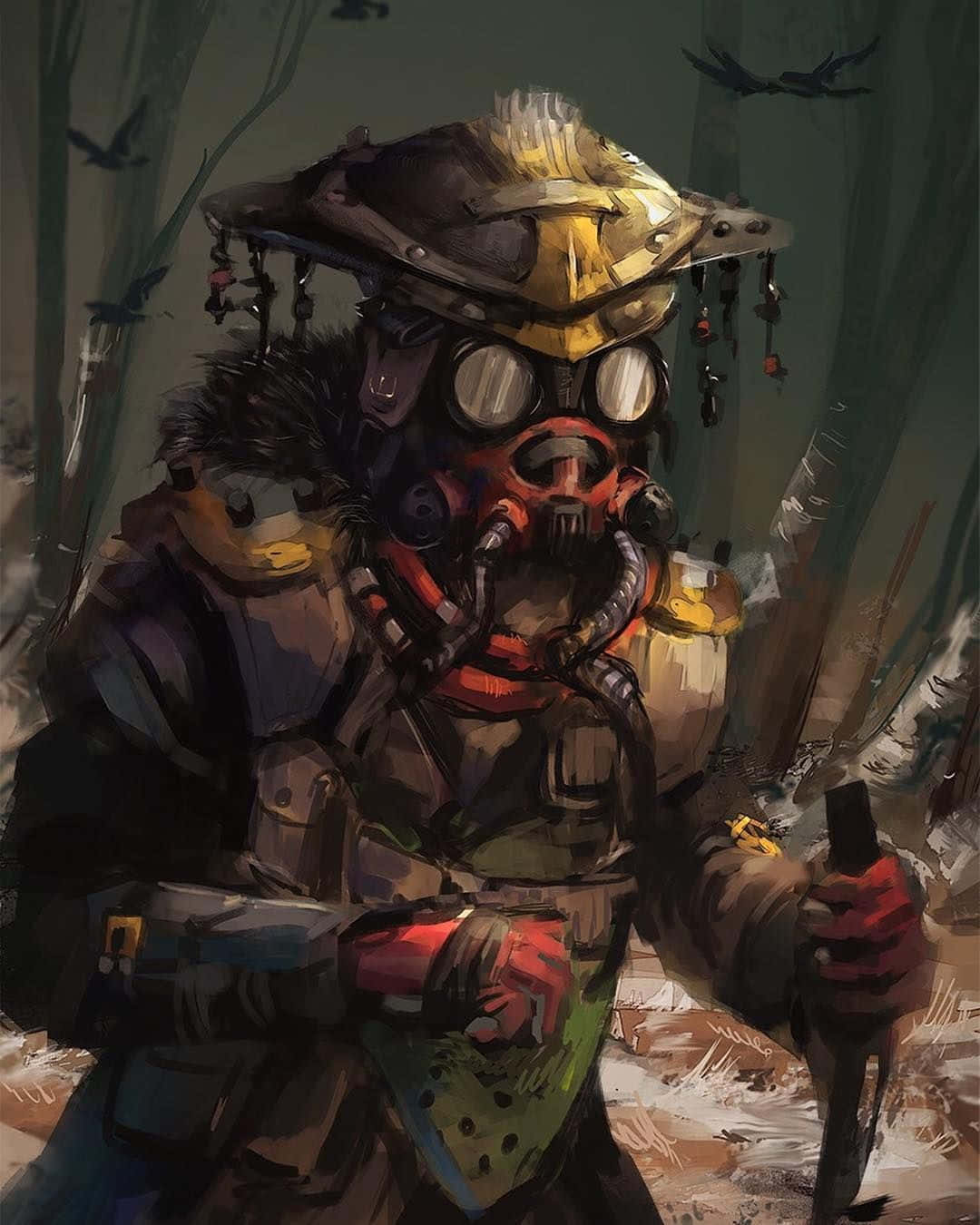 Become A Legendary Cyber-hunter - Apex Legends Bloodhound Background