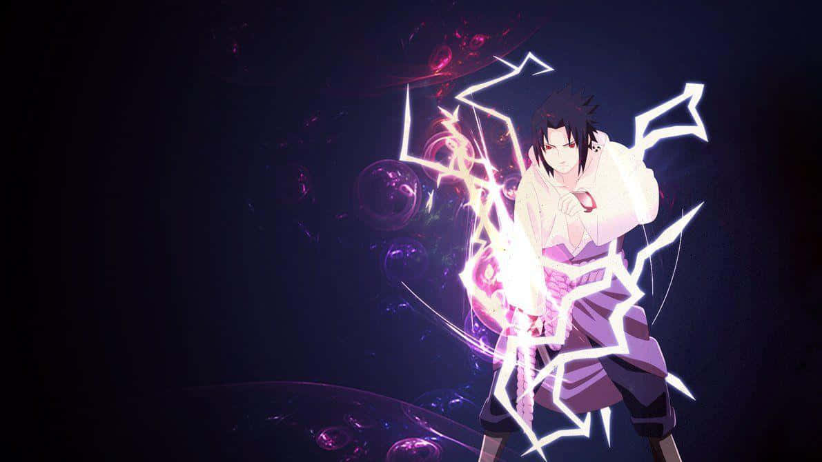 Become A Ninja Master With Naruto Neon Background