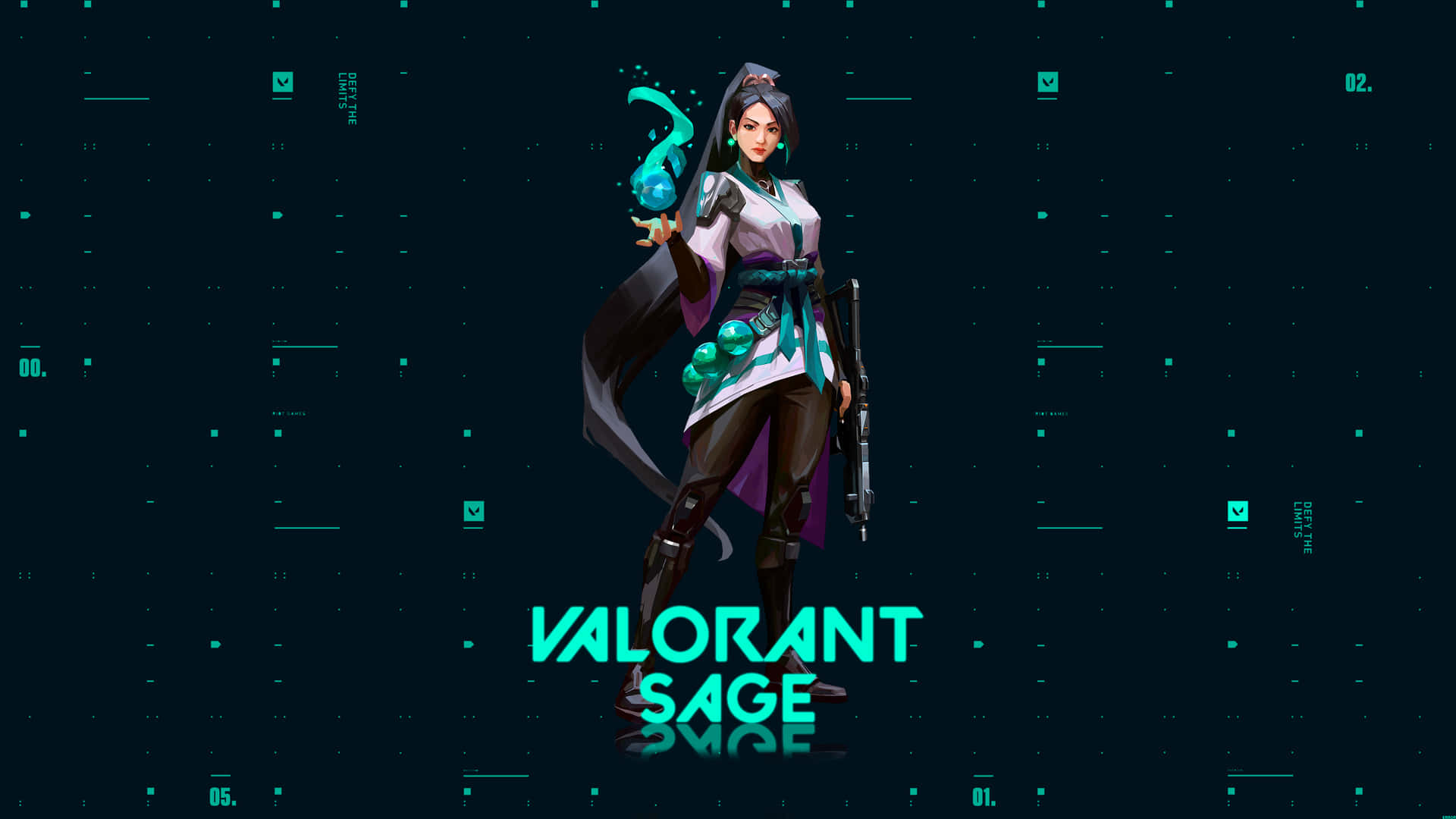 Become A Sage Of Valorant Background