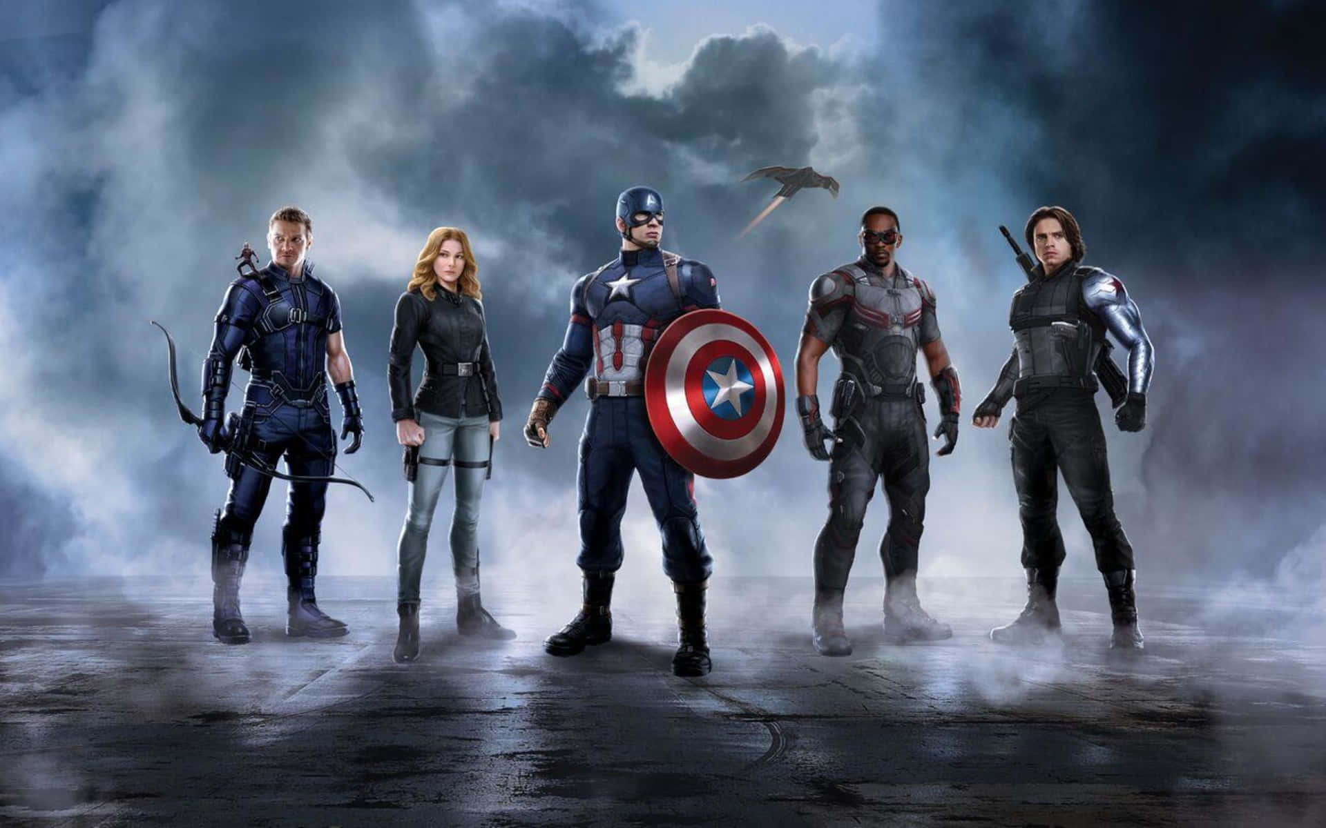 Become A Superhero Now: Captain America Desktop Background