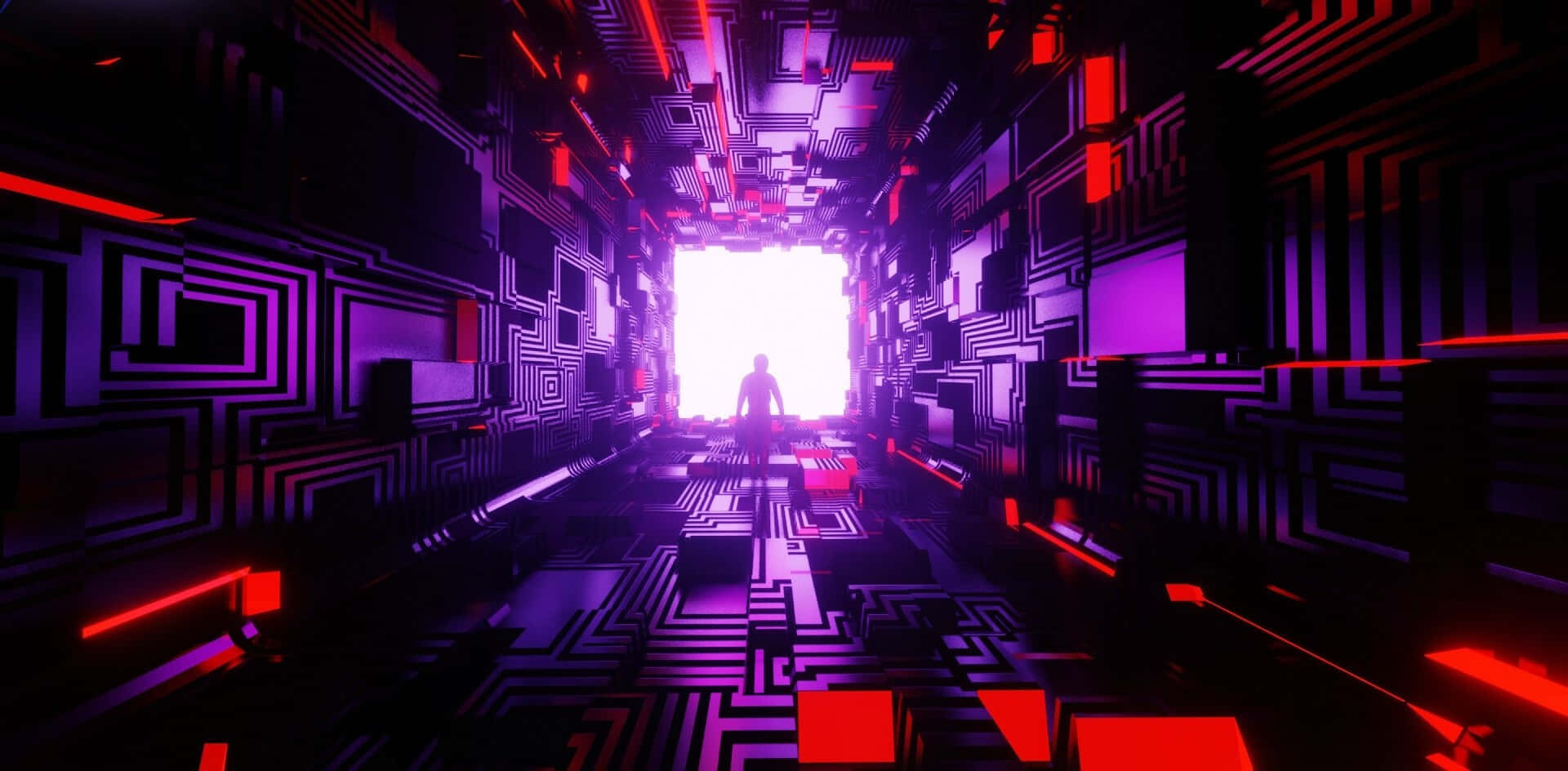 Become The Master Of The World With Neon Gaming Background