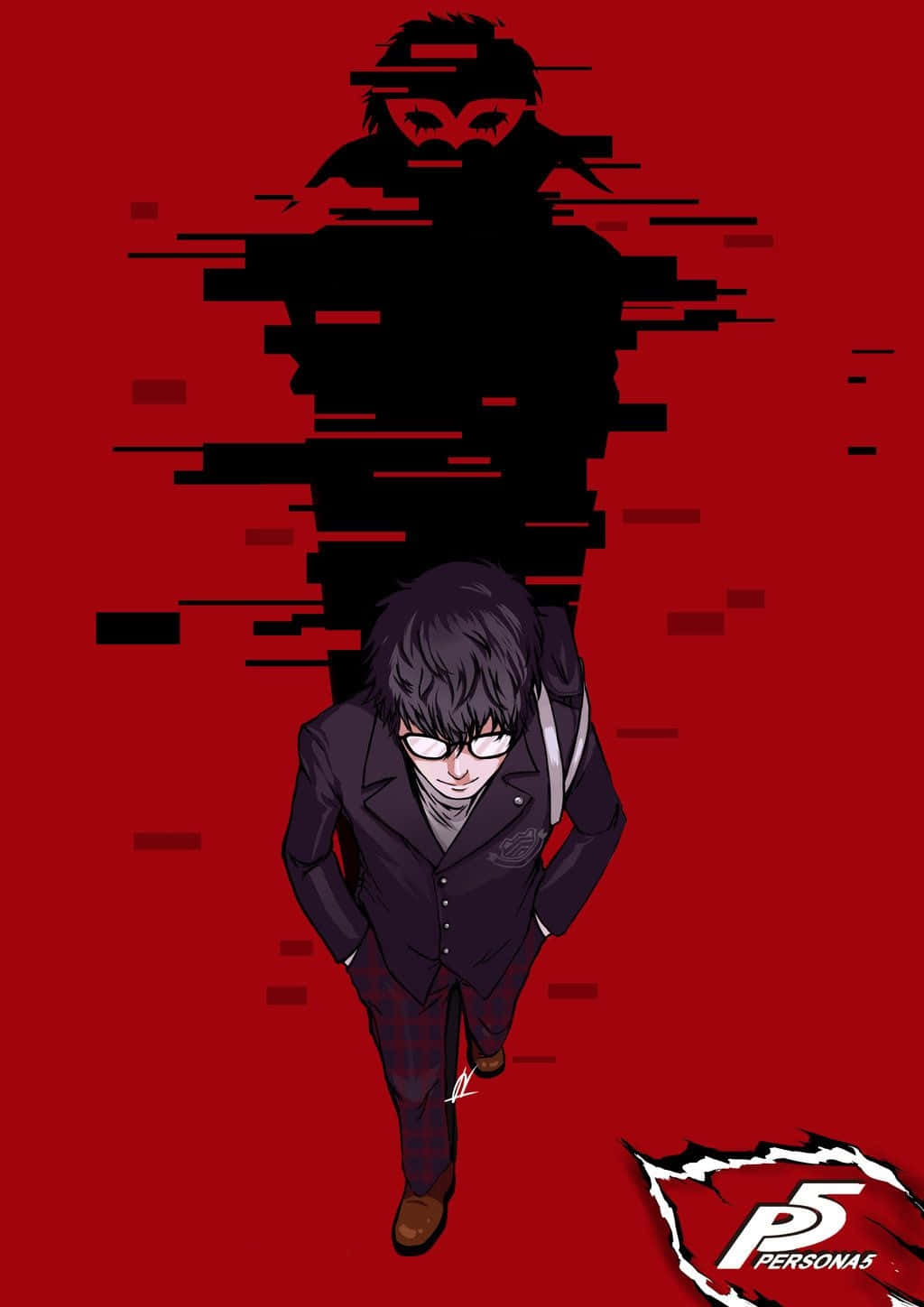 Become Wild Card With Joker, The Protagonist Of Persona 5 Background