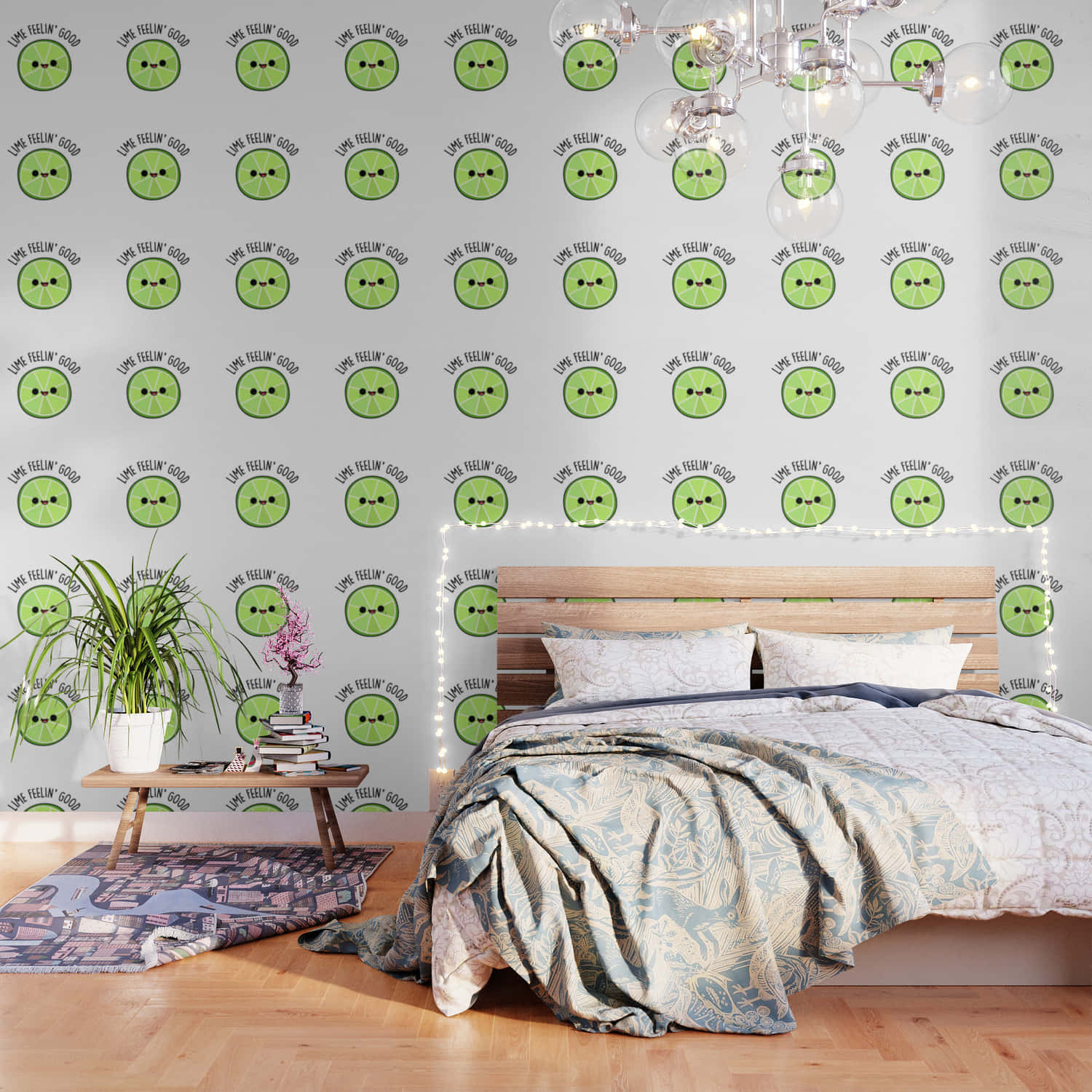 Bedroom Cute Fruit Wallpaper Background