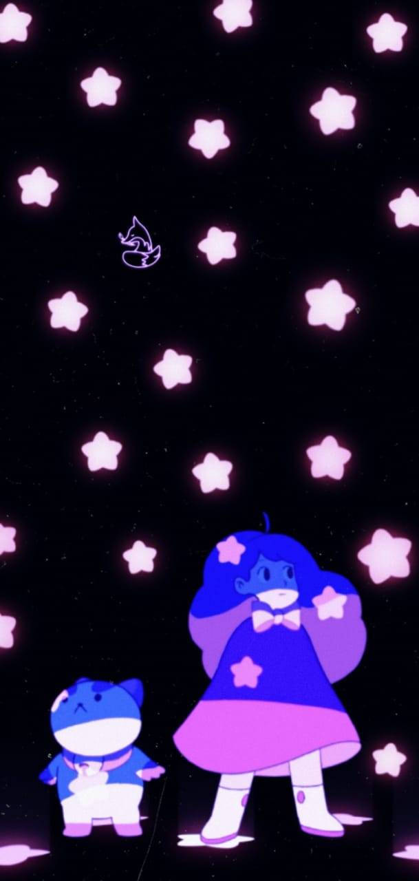 Bee And Puppycat Constellation Background