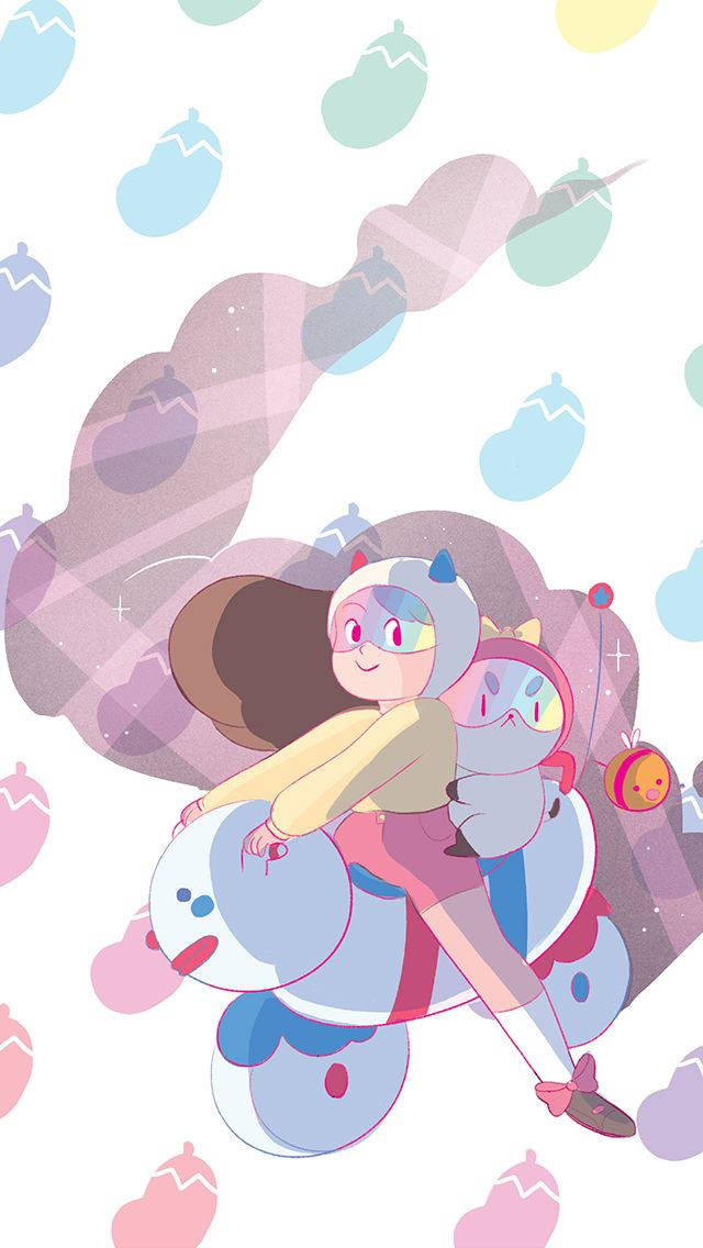 Bee And Puppycat Pose Background