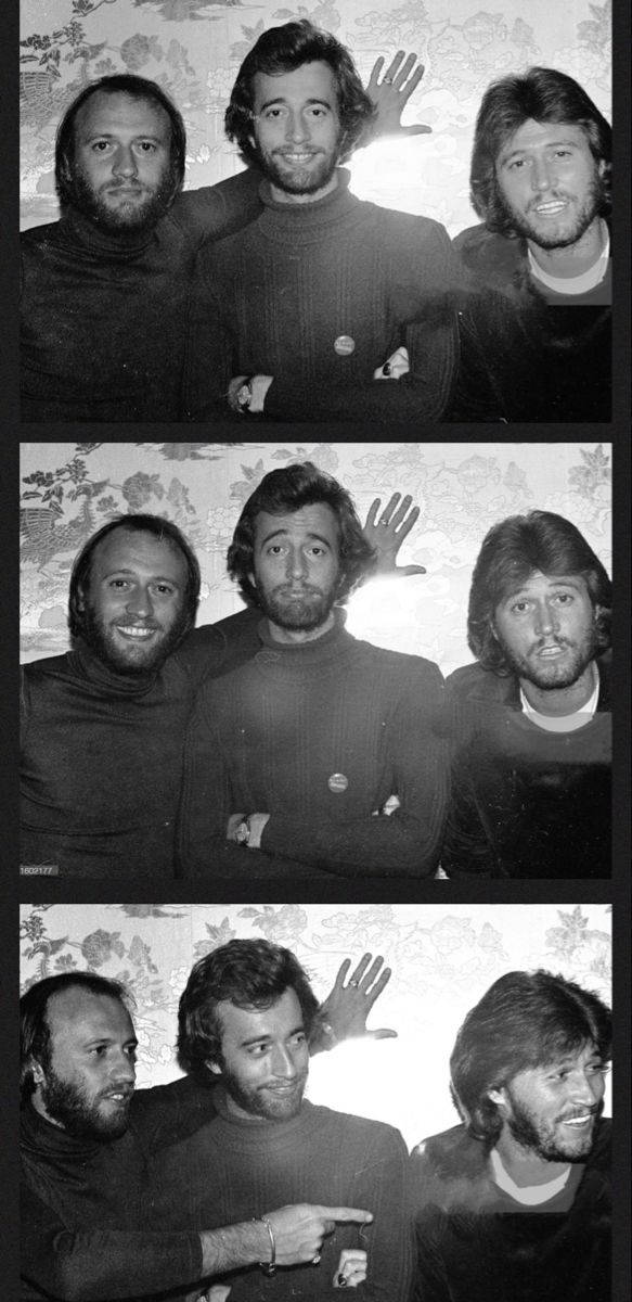 Bee Gees 70s Music Icon Photo Collage