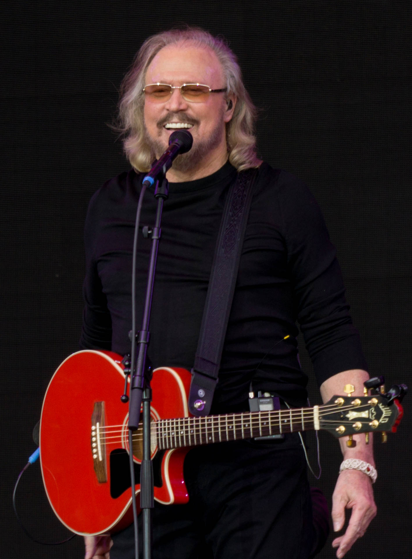 Bee Gees Barry Gibb Glastonbury Festival 2017 Background