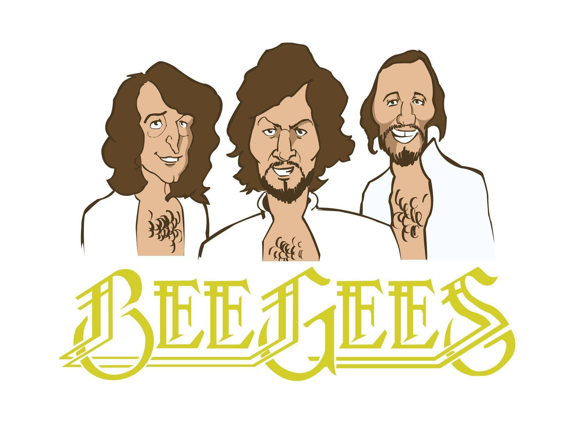 Bee Gees Musical Group Vector Art