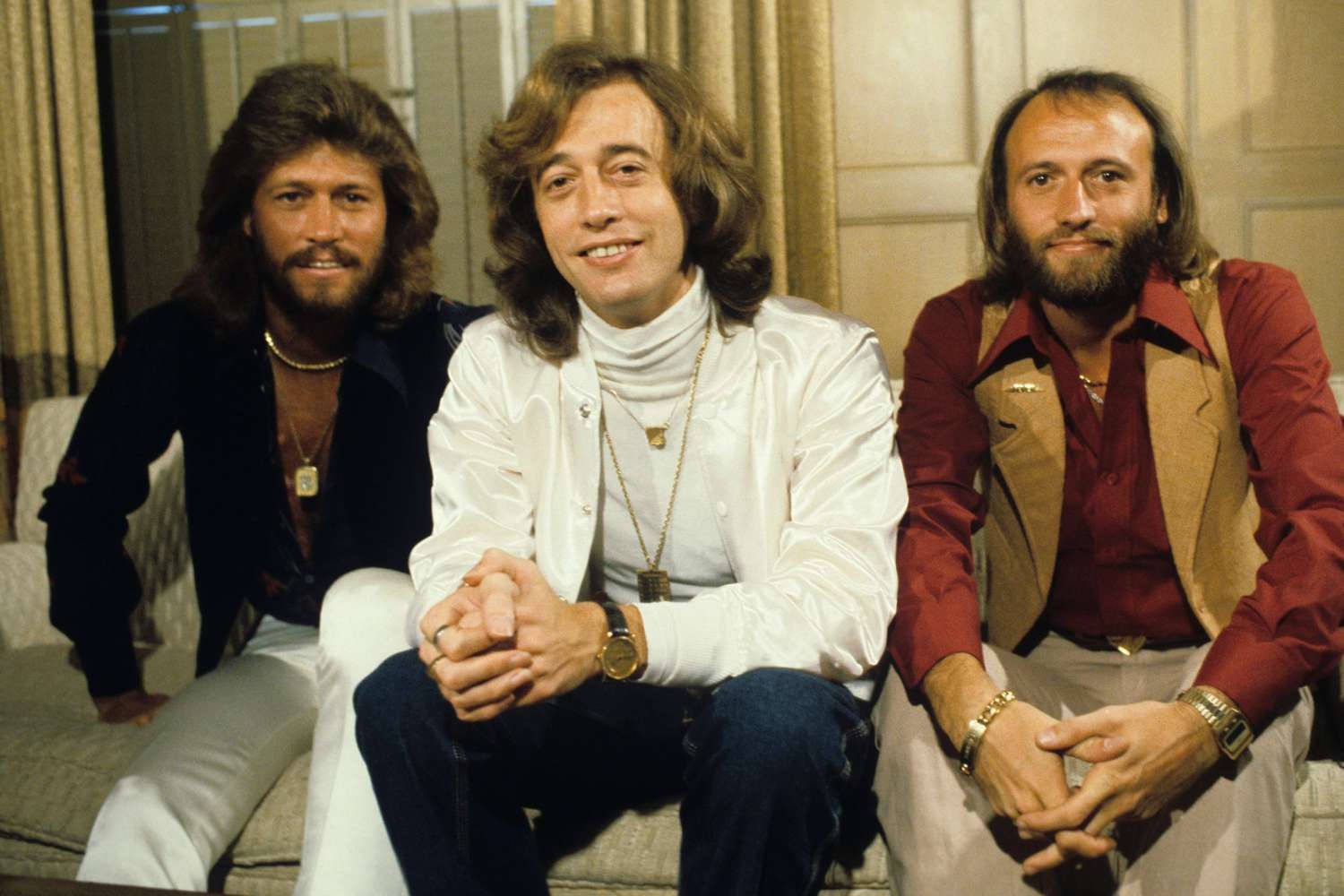 Bee Gees Popular Disco Band Portrait