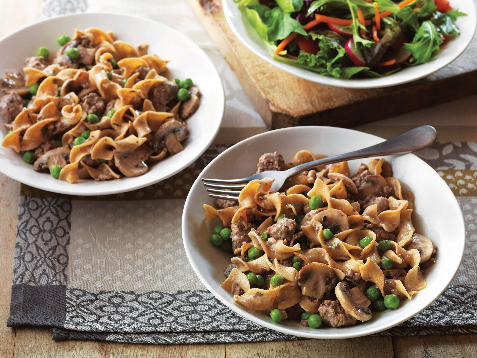 Beef Stroganoff For Two Background