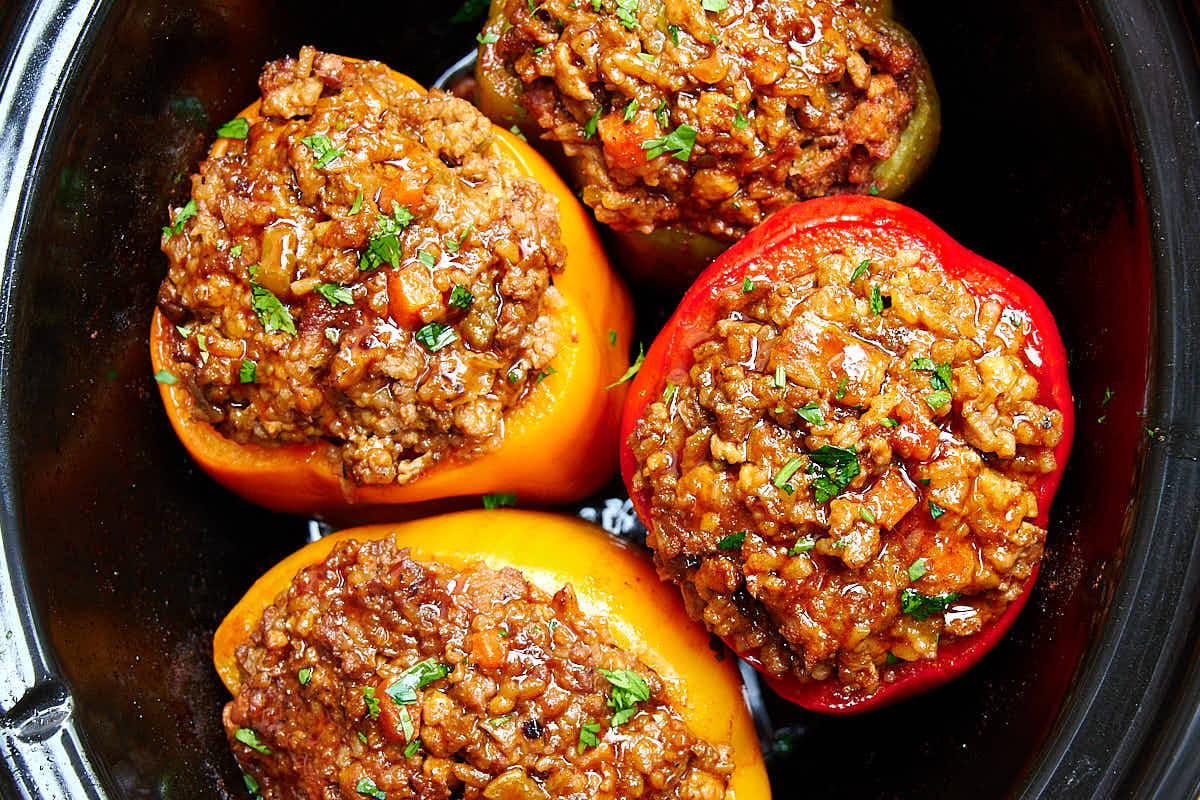 Beef Stuffed Bell Pepper Fruits