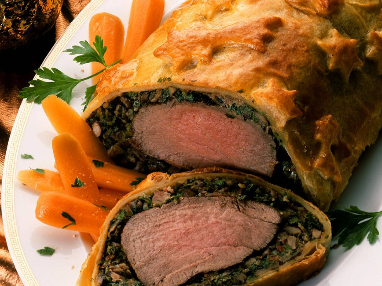 Beef Wellington Carrots Stars