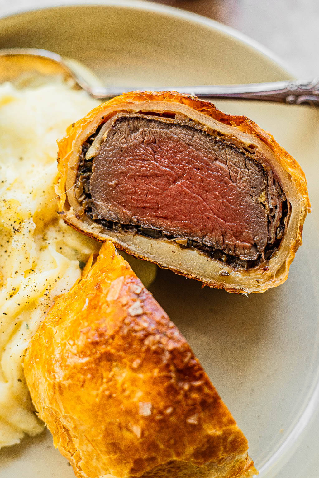 Beef Wellington Potato Combination