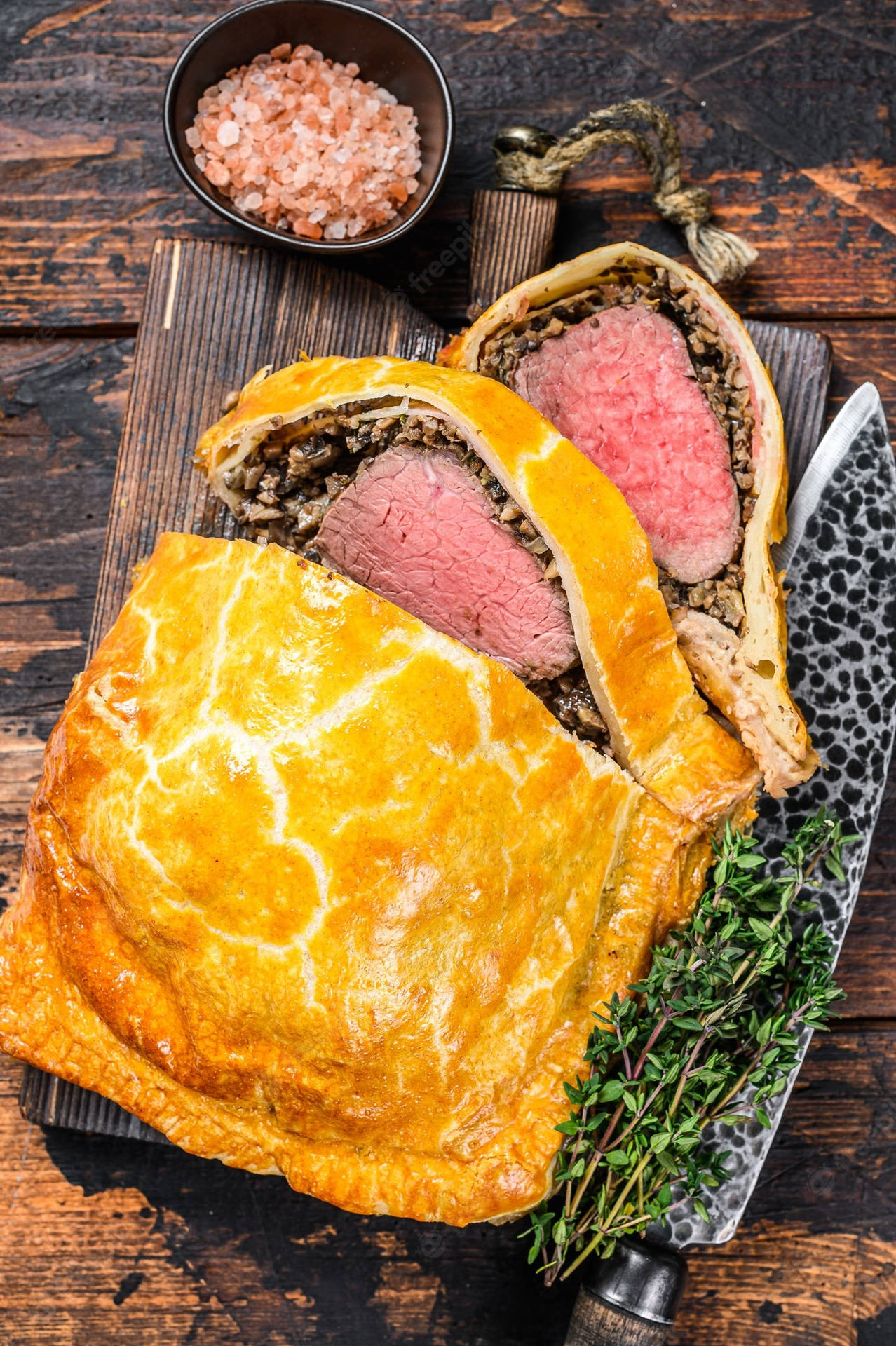 Beef Wellington Rock Salt