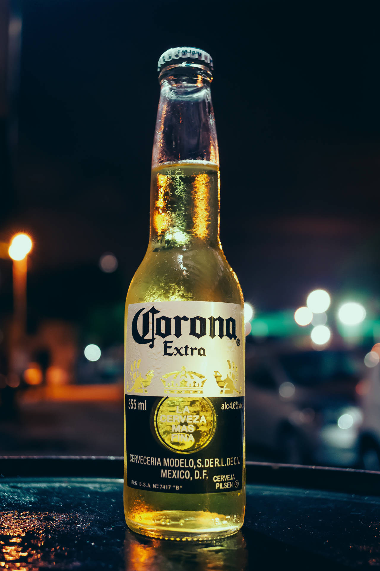 Beer Bottle Classic Corona Bottle Background