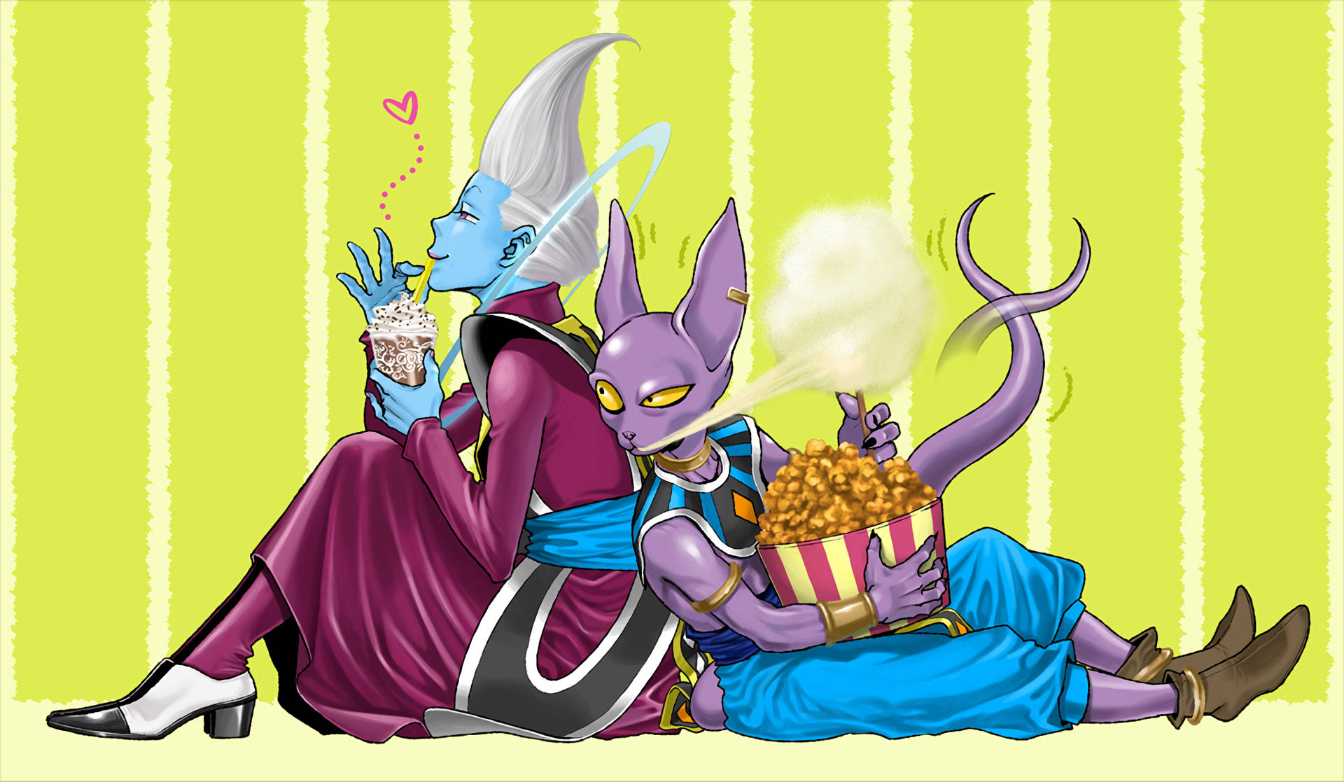 Beerus And Whis Relaxing Background