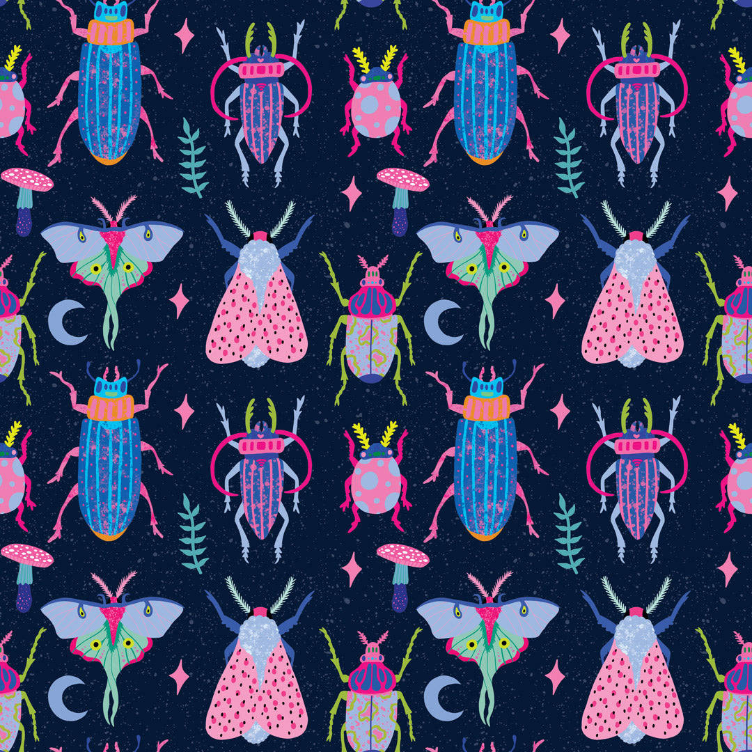 Beetle And Other Insects Artwork Background