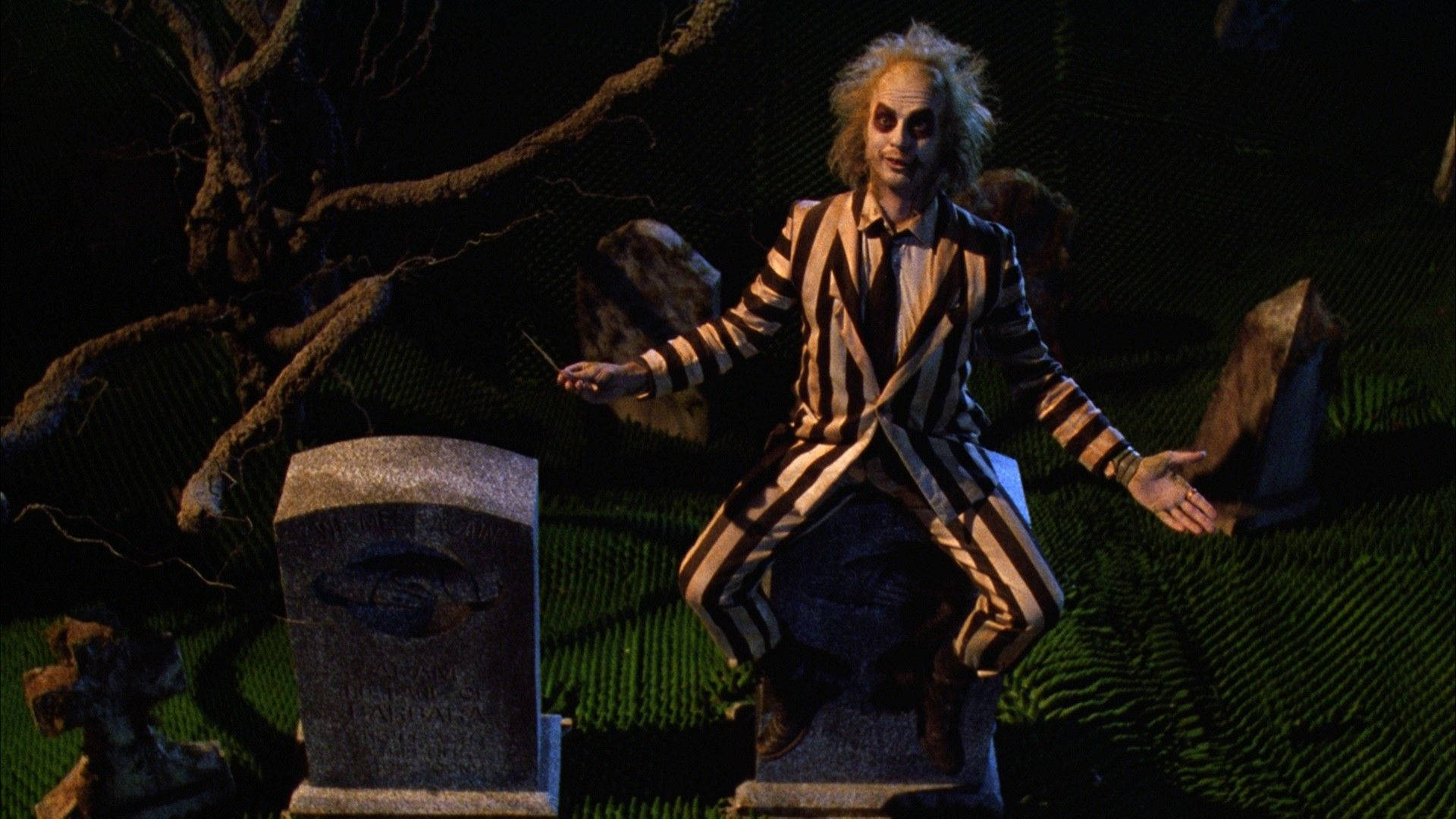 Beetlejuice In Grave Background