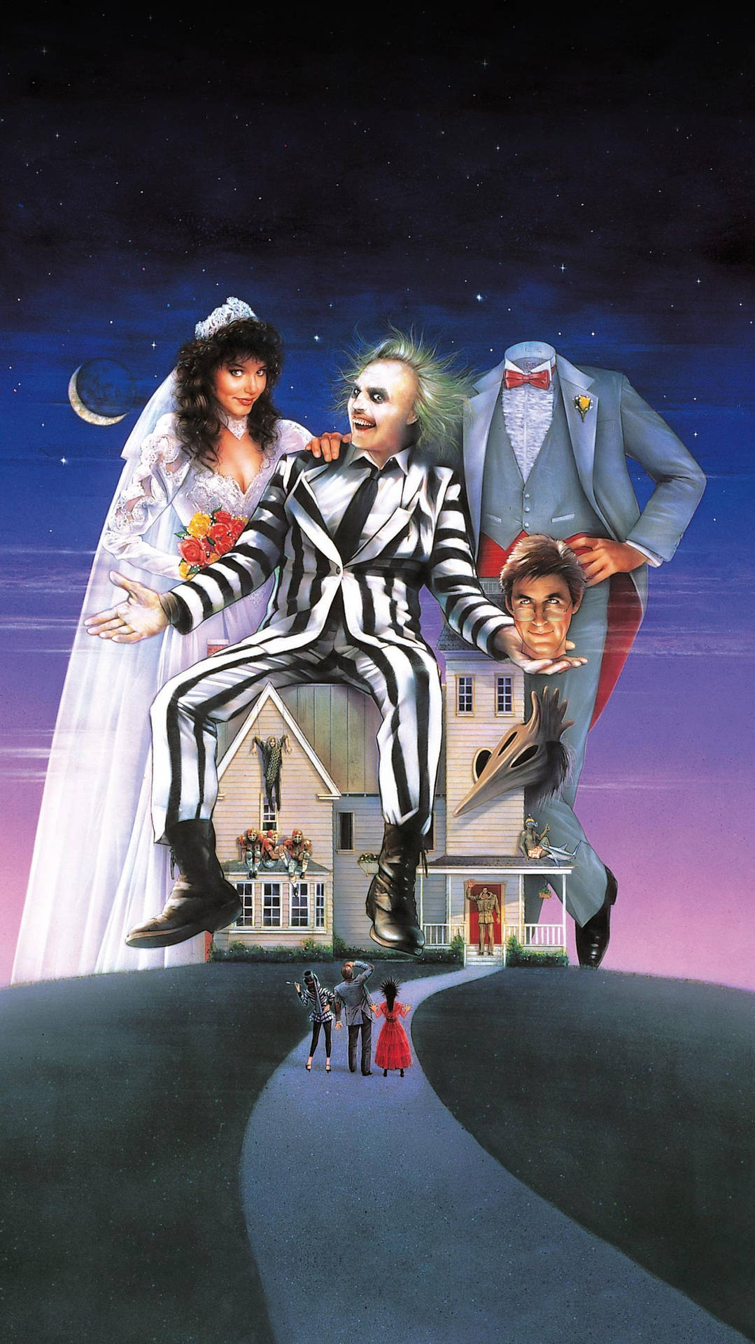 Beetlejuice In Haunted House Background