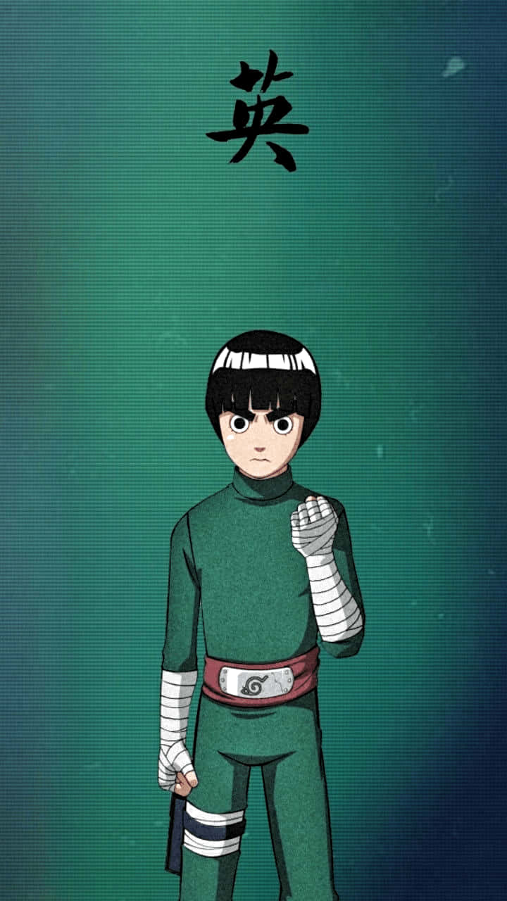 Begin Your Journey In The World Of Naruto Green Background