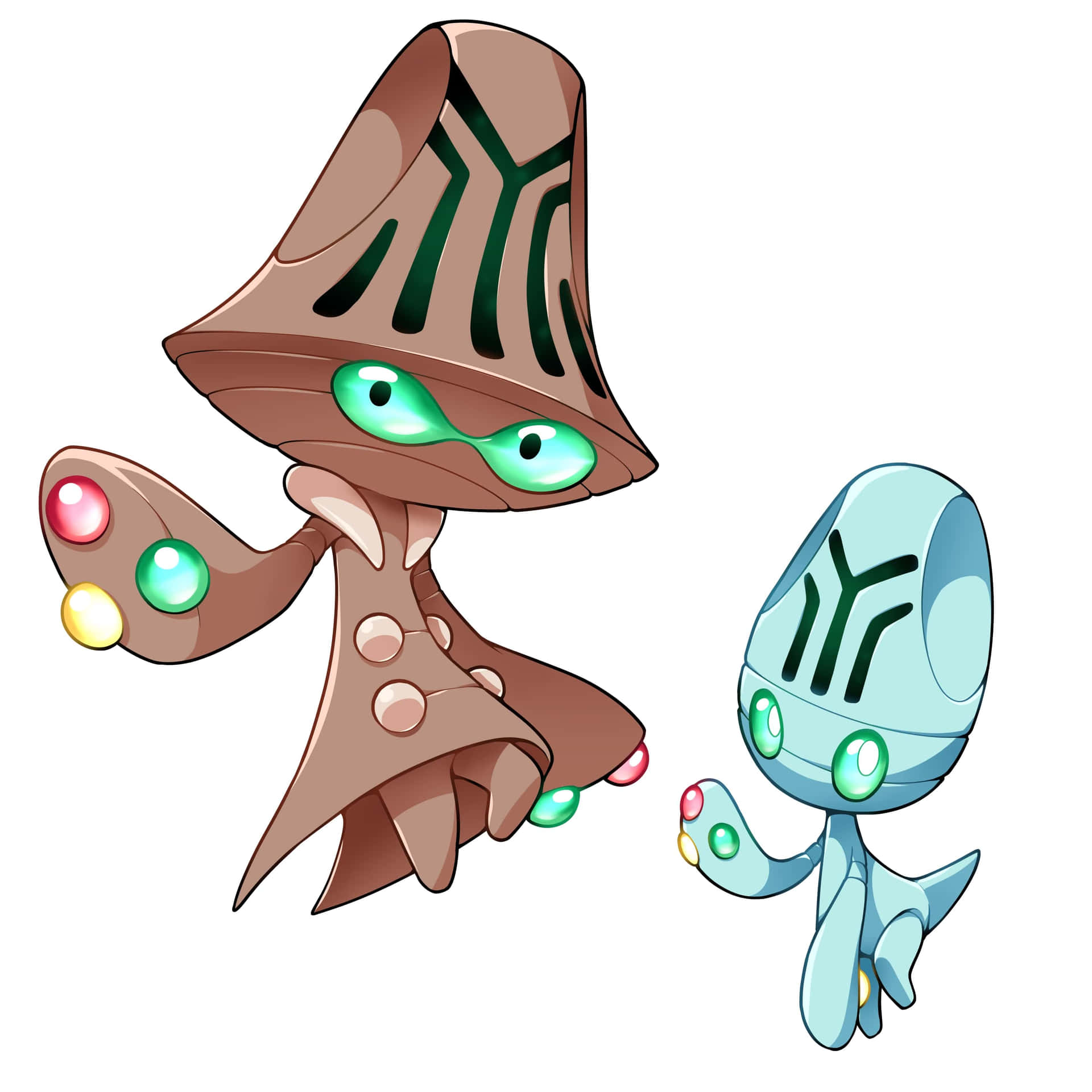 Beheeyem And Elgyem Background