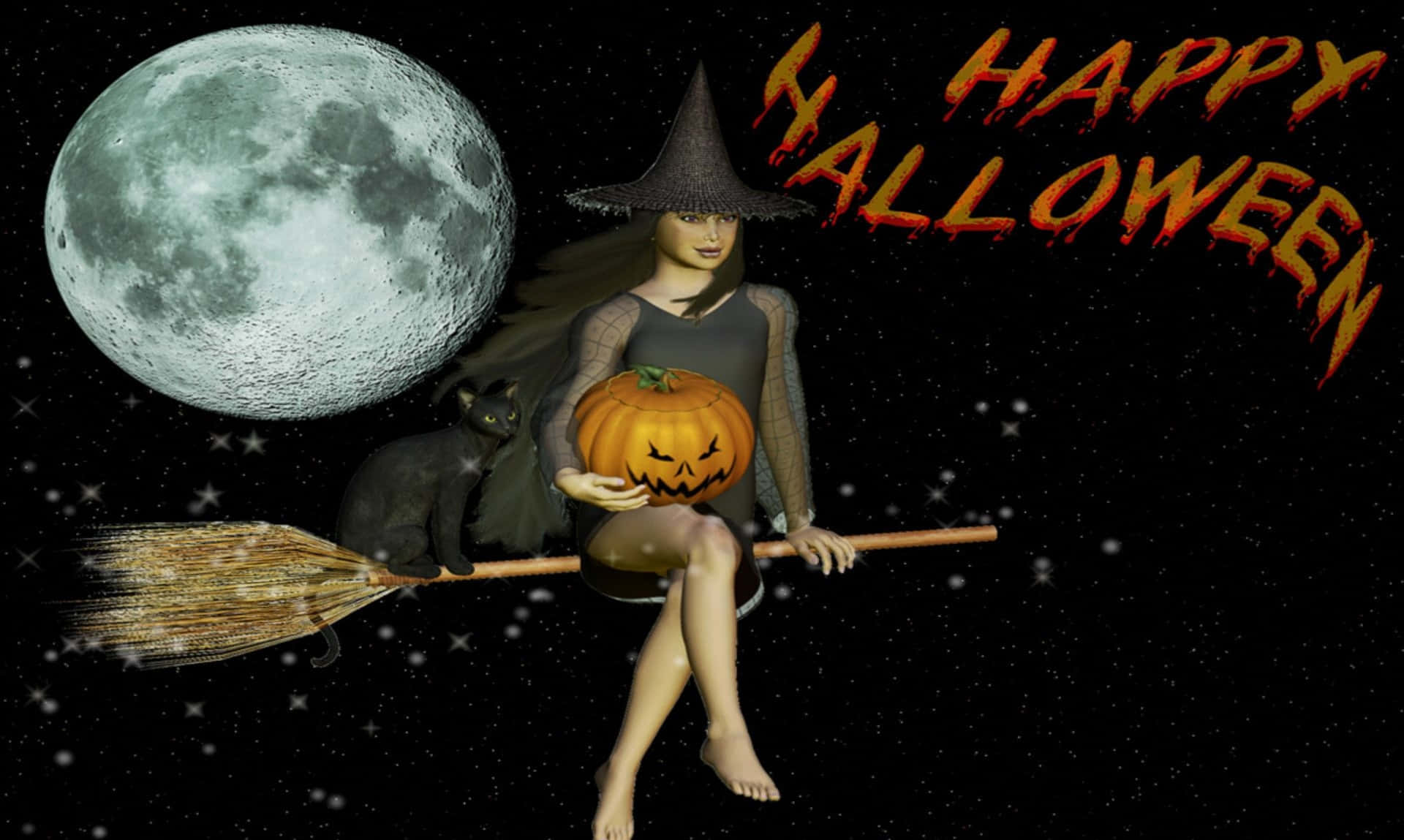 Behold: An Eerie Halloween Witch
