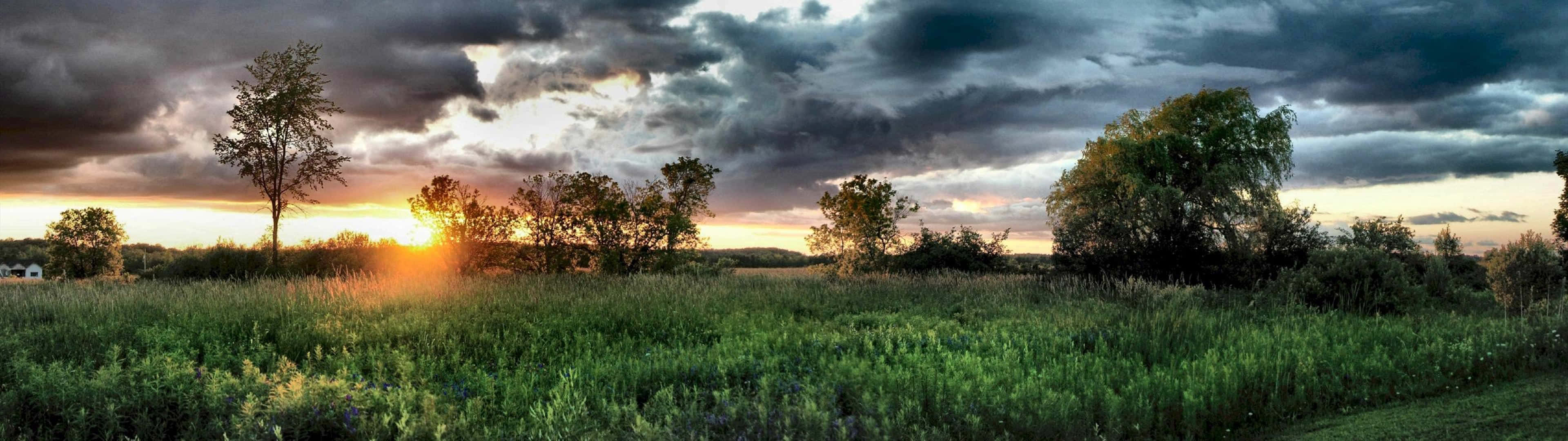 Behold The Beauty Of Landscapes In 3840 X 1080 Background