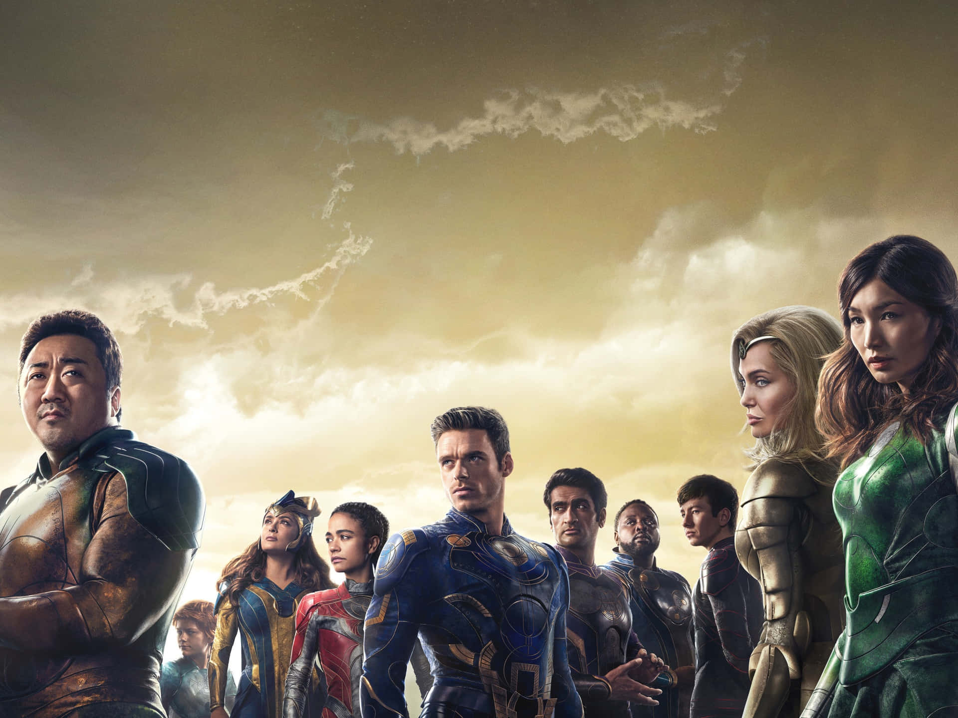 Behold The Cast Of Marvel's Upcoming Movie, Eternals. Background