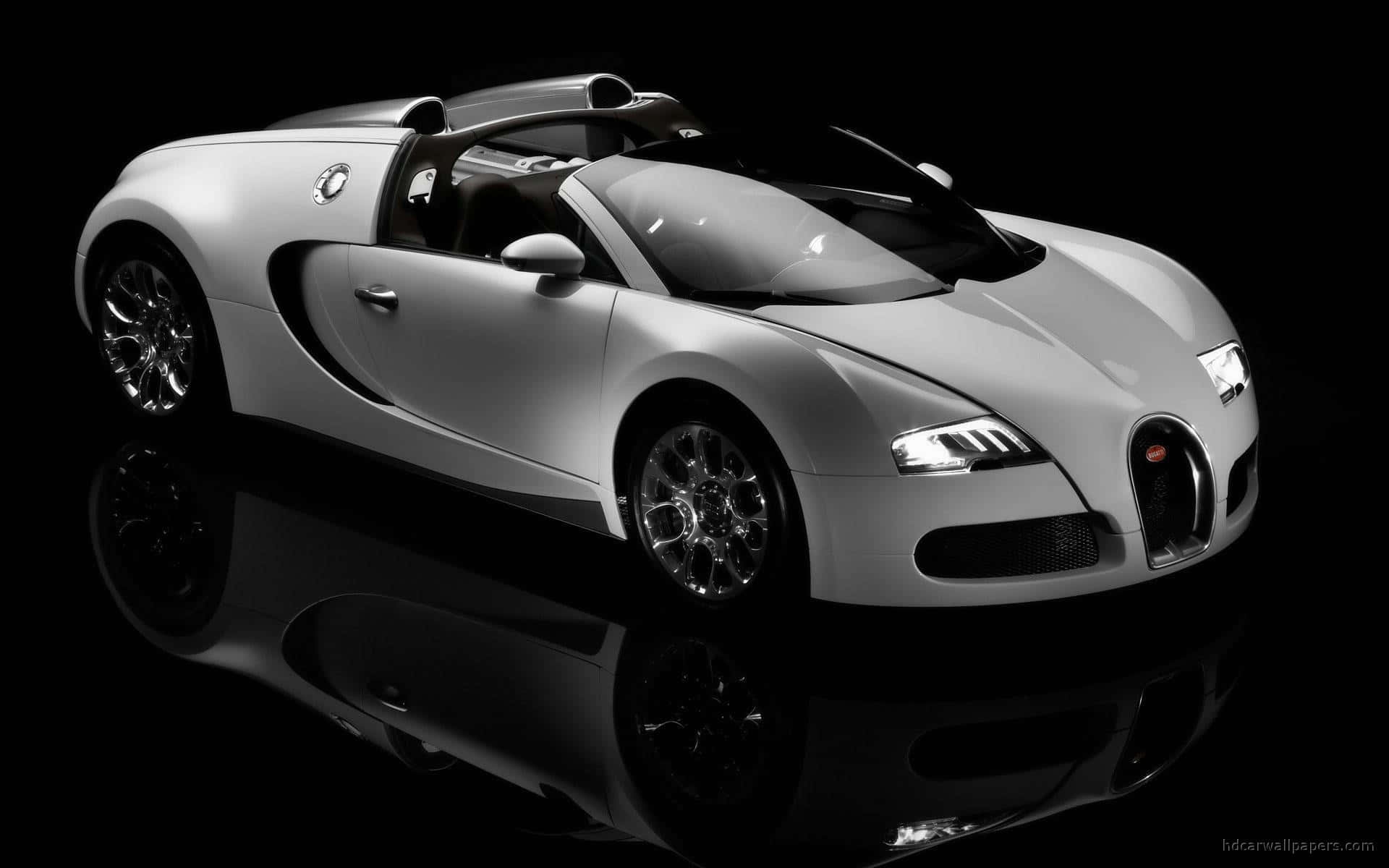 Behold The Majesty Of The Iconic Bugatti Car. Background