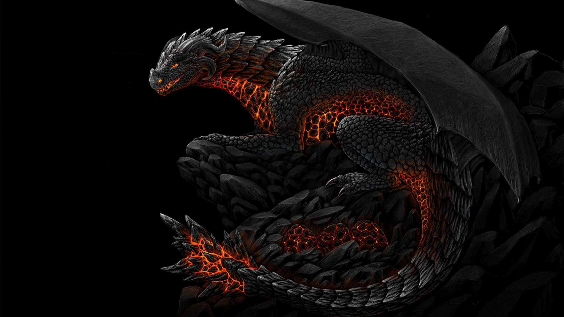 Behold The Power Of The Awesome Cool Dragon Background